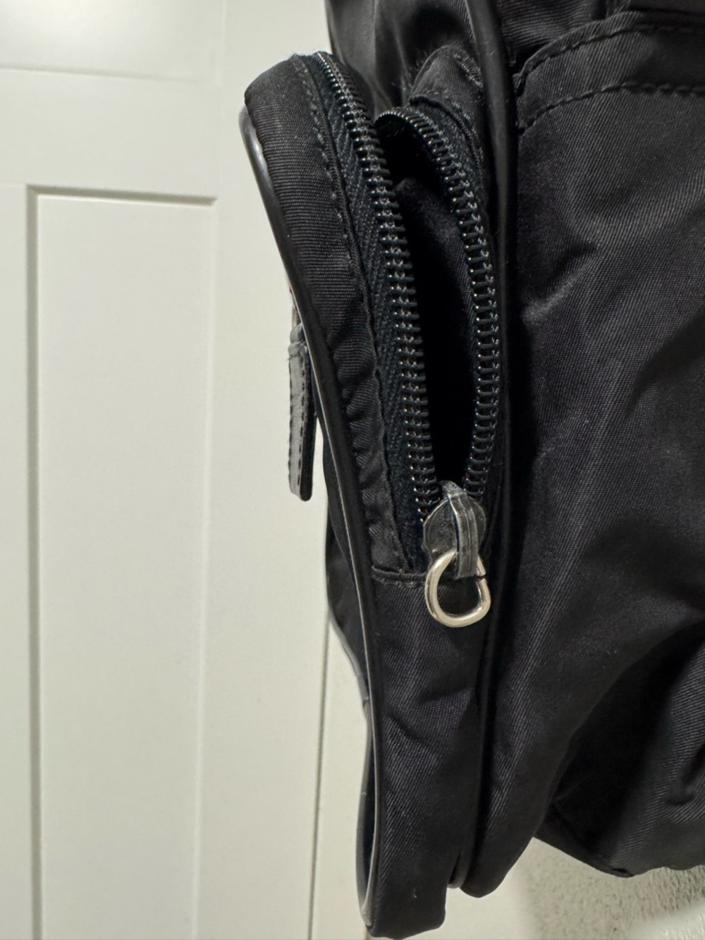 Authentic Prada Nero Tessuto Plate Crossbody - Picture 7 of 12